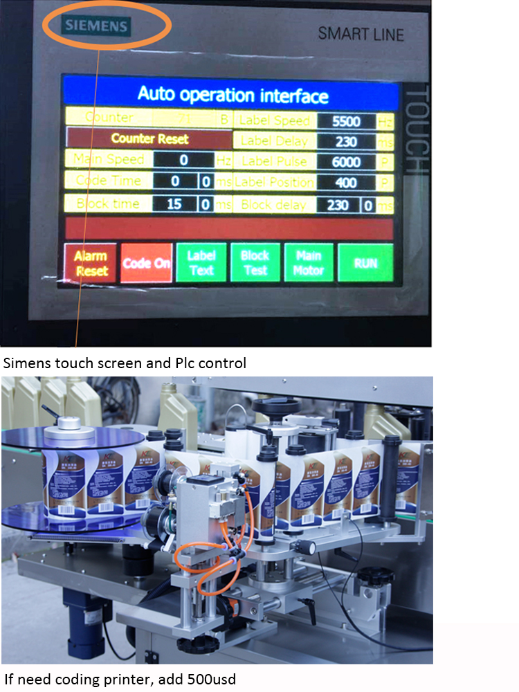 Prix de la machine à étiquettes automatique à double bouteille