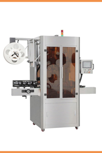 Étiqueteuse automatique pour emballage de bouteilles rondes