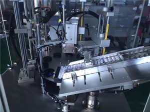 Machine de remplissage de tube cosmétique d'étanchéité par ultrasons