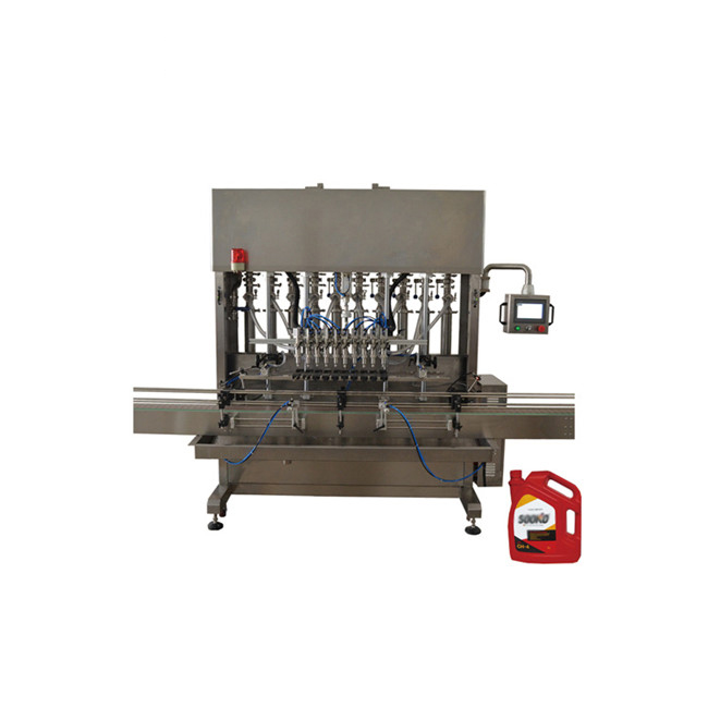 Machine de remplissage liquide automatique d'huile de moteur de lubrifiant de pot de bouteille de piston 1-5L