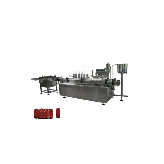 Petite bouteille de collyre, machine de remplissage de vernis à ongles et machine de capsulage